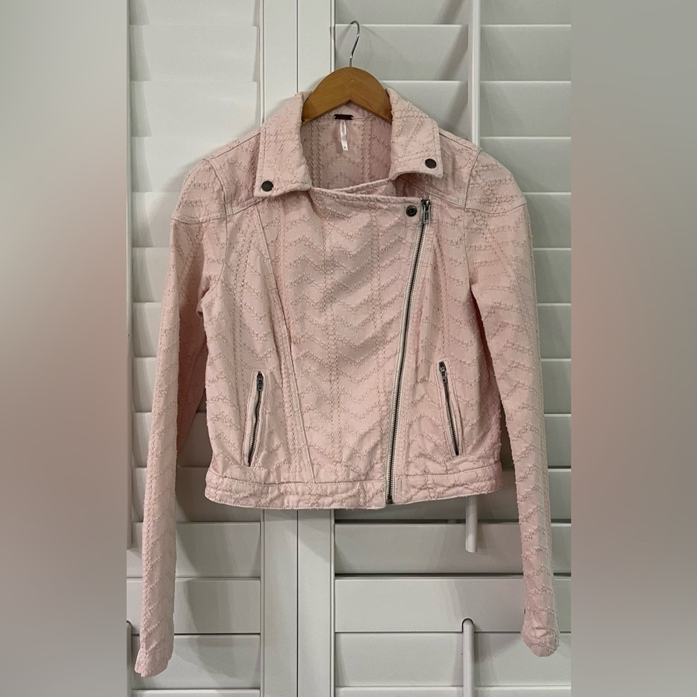 Free People Cotton Moto Jacket - Picture 5 of 11